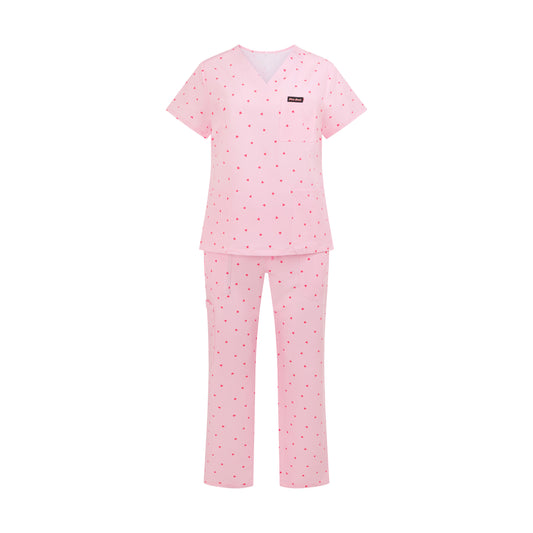 Remi heart scrub set