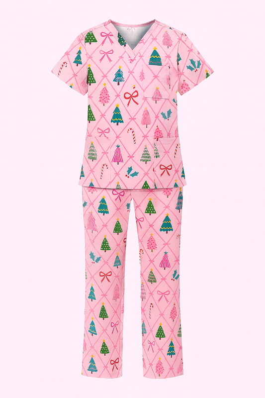 Sleigh girl scrubs